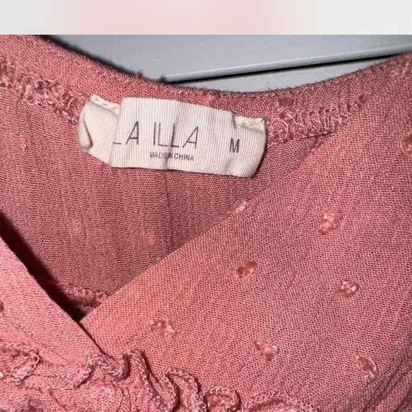 Free People Rust Ruffle Dress - Picture 3 of 3